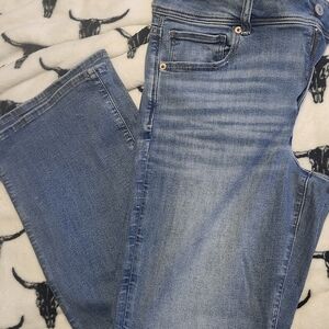 American Eagle Outfitters Light Blue Straight Leg Jeans